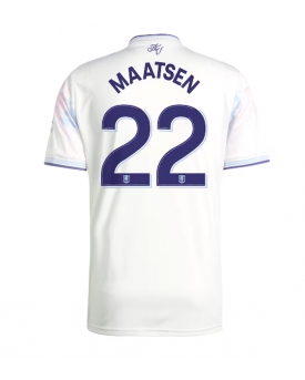 Aston Villa Ian Maatsen #22 Maglia Gara Terza Repliche 2025-26 Maniche Corte